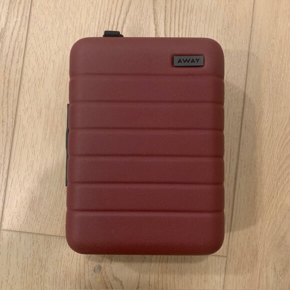 Away Handbags - AWAY Travel Mini Luggage Hardshell Toiletry Case - Burgandy "Brick"